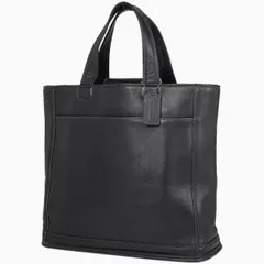 コーチ COACH ロゴ ハンドバッグ トートバッグ オールド ハンドバッグ レザー ブラック 9314 レディース 【中古】