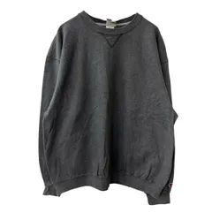 Champion 無地スウェット トレーナー XL グレー チャンピオン Vガゼット クルーネック カットソートップス 古着卸 アメリカ仕入 a709-5181