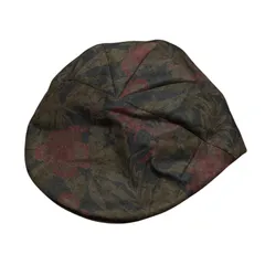 RE207 【美品】 CA4LA カシラ ハンチング リネン ハイビスカス カーキ