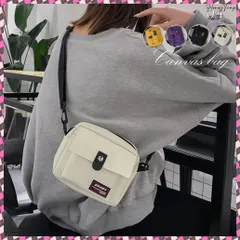 スクエア ミニバッグ ショルダーバッグ レディース 斜めがけ スマホバッグ ユニセックスで使えるミニサイズのショルダーバッグ シンプルながらも必要最低限の荷物が入るのでちょっとしたお出かけに最適