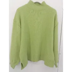 ◇ Simplicite シンプリシテェ ハイネック 長袖 ニット セーター グリーン レディース  【中古】 【1203210003574】