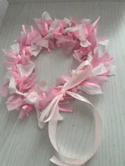 リボンクラウン　ベビークラウン　ハンドメイド