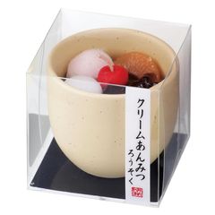 カメヤマ クリームあんみつキャンドル 香り付き 好物キャンドル ローソク 1