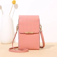 ☆ ピンク ☆ スマホポーチ kmini1404 スマホポーチ ショルダー 入れたまま 操作 ミニショルダー ミニポーチ お財布ポーチ スマホショルダー スマホポシェット ポシェット ミニショルダーバッグ ミニショルダーバック ショルダーバッグ