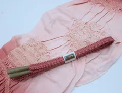 【京松】【着物】 和装小物 帯締め 帯揚げ セット 帯締 帯揚 絞り 暈し 平組 24W-4717