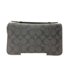 【美品】COACH シグネチャー PVC オーガナイザー F93504 美品】COACH シグネチャー PVC オーガナイザー F93504