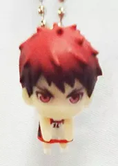 【中古】キーホルダー・マスコット(キャラクター) 火神大我(ボールチェーンVer.) 「黒子のバスケ つまんでつなげてますこっと」