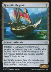 【中古】マジックザギャザリング [UC]：【フランス語版】Sleek Schooner/小綺麗なスクーナー船