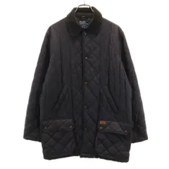 ポロバイラルフローレン キルティングジャケット S チャコールグレー Polo by Ralph Lauren 襟コーデュロイ メンズ