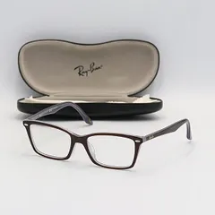 保/ケース付き 美品 レイバン RB5241A 5076 52ロ17 140 シルバー メンズ眼鏡/伊達メガネ OGH 2000000 NSK