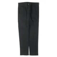 美品 COMME CA ISM コム サ イズム パンツ ストレッチ コットン ツイル テーパードパンツ ブラック 黒 L ボトムス ズボン ブランドのサムネイル