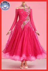 破格！最終値下げ社交ダンス モダン スタンダードドレス レインボー 御