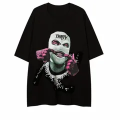 ロック Ｔシャツ メンズ かっこいい バンド ダンス バンＴ パンク ストリート おしゃれ 大きいサイズ ロックＴ ブラック ホワイト プリント