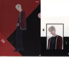 【中古】クリアファイル ジュン クリアファイルセット(2枚組) 「一番くじ SEVENTEEN From PLEDIS ENTERTAINMENT」 クリアファイルセット賞