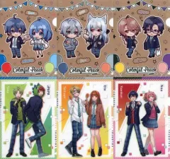 【中古】クリアファイル 全6種セット オリジナルA5サイズクリアファイル 「ファミリーマート×カラフルピーチ キャンペーン ～カラフルピーチ学園始まるよ!～」 ビタミン・機能性飲料コース対象商品購入特典