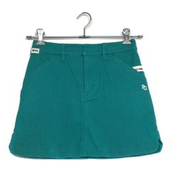 中古 レディース パーリーゲイツ PEARLY GATES スカート 00(SS) 緑系 小さいサイズ ドビーストライプ柄