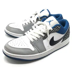 【倉吉店】NIKE | ナイキ スニーカー AIR JORDAN 1 LOW SE 'TRUE BLUE' エアジョーダン1 DM1199-140 グレー 27cm 【126】