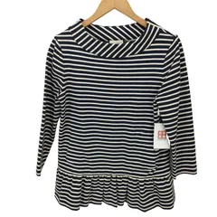 ケイトスペードニューヨーク kate spade NEW YORK ボーダー ペプラムチュニックカットソー レディース import：S 