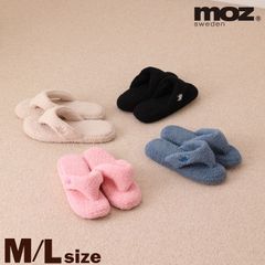 moz ぞうり スリッパ トング 草履タイプ 鼻緒 ふわもこパイル M L 北欧 モズ