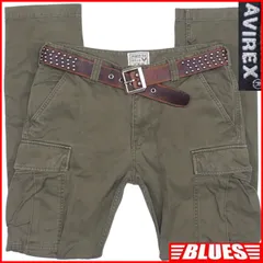AVIREX アヴィレックス カーゴパンツ M ミリタリー W32位 ワークパンツ カーキ メンズ パンツ_ウエスト78cmから82cm一覧←SEULB屋着古← X8014