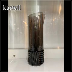カルテル トラマドリンクカラフェ ピッチャー 水差し スモークグレイ(透明) Kartell Trama Drink イタリア メラミン 丈夫 灰色 グレー オシャレ テーブルウェア【RU0805-1】