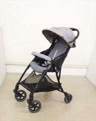 ビングル BB1 グレー Bingle ピジョン 押しやすいシングルタイヤ セカンドベビーカー 7ヵ月頃～ 軽量B型 シートライナー付 クリーニング済み D642001