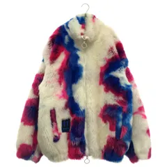OFF-WHITE (オフホワイト) 19AW Fake Fur Zip Anorak OMEA186E19E20002 フェイクファージップアノラック グラデーションフェイクファージップジャケット ホワイトのサムネイル