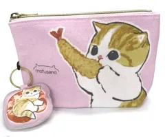 【中古】バッグ えびにゃん(アップ) チャーム付きポーチ 「mofusand×しまむら」