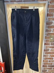 NAUTICA ノーティカ ツータックチノ メンズパンツ チノパン 綿パンツ カジュアルパンツ ネイビー サイズW32L32 A-649