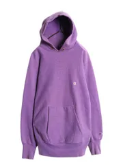 【お得なクーポン配布中!】 90s USA製 ★ チャンピオン リバースウィーブ スウェット パーカー メンズ L / オールド 裏起毛 フーディ ワンポイント 目付き レアカラー