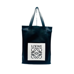 【人気】loewe トートバッグ　ブラック　レザー