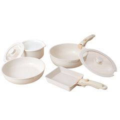 ♪新品＆未使用＆未開封♪ フライパン セット ih 9点 IH～ガス火対応 取っ手が取れる 卵焼き器 ソースパン 蓋付き 簡単調理 お弁当 鍋 軽い キッチン用品 手入れ簡単 passo-egg262618-set9