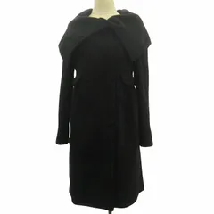 ダイアンフォンファステンバーグ DIANE von FURSTENBERG コート ジャケット ウール カシミヤ混 ロング 黒 ブラック 2 約M ■GY31のサムネイル