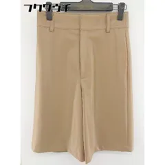 ◇ BEAUTY & YOUTH UNITED ARROWS フェイクレザー ショート ハーフ パンツ サイズS ベージュ系 レディース  【中古】 【1111290008863】