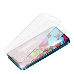 【ゲームに最適】 iphone12pro 保護フィルム さらさら iPhone12 ガラスフィルム アンチグレア アイフォン12 pro 保護フィルム サラサラ iphone12 フィルム 指紋防止 【ノングレア/つや消し/指滑り/2枚セット】 0