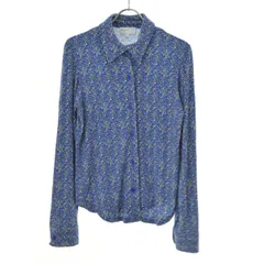 【agnesb.】花柄レーヨン長袖シャツ