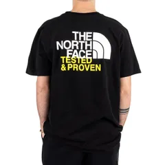 ノースフェイス Tシャツ The North Face  TESTED AND PROVEN SS TEE ハーフドーム バックプリント ショートスリーブ 半袖Tシャツ クルーネック Tシャツ カットソー 海外限定 TNF BLACK