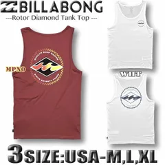 最短翌日配達 ビラボン タンクトップ Tシャツ メンズ サーフブランド 半袖 ノースリーブ BILLABONG アウトレット ROTOR DIAMOND BE01A-380