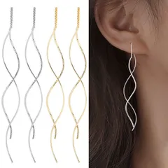 ピアス 18金 アレルギー対応 レディース アメリカンピアス フック 揺れる シルバー925 ツイスト プレゼント 仕事