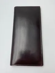 ⭐️美品⭐️GANZO ガンゾ シェルコードバン 長財布 財布 札入れ　ブラック SHELL CORDOVAN 2(シェルコードバン2) マチ無し長財布｜シェル