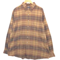 古着 ラルフローレン Ralph Lauren POLO by Ralph Lauren LOWELL SPORT 長袖 ライトネルチェックシャツ メンズXXL相当/eaa551069