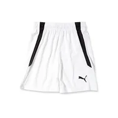 プーマ(PUMA) サッカー 吸水速乾 ショートパンツ TEAMLIGA ゲームパンツ JR 705145 プーマホワイト/プーマブラック(04) 150cm