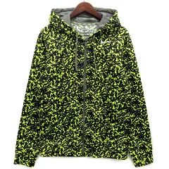 ナイキ NIKE THERMA-FIT KO ウェットランド フルジップ パーカー 裏起毛 688503 イエロー ブラック 黄 黒 M