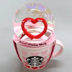 【中古】マグカップ・湯のみ バレンタイン2021 スノーグローブ＆マグ 「スターバックスコーヒー」