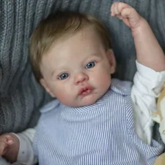 人形 赤ちゃん  Reborn Doll 45cm 赤ちゃんリボーンドールデビュー フルシリコンドール ビニールリアル シリコンリボーンベビードールベビードール 赤ちゃん人形女の子プリンセス服手作りのクリスマスの誕生日プレゼント 最高な贈り物でしょう r13