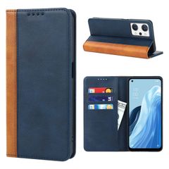 【数量限定】【人気商品】A A 7 リノ オッポ スマホケース TPU 合成皮革 内蔵マグネット 横置きスタンド機能 耐衝撃 財布カード入れ Pelanty 携帯カバー 2色組合せ 6.4'' Reno7A OPPO OPPO ブルー OPPO ケース ケース