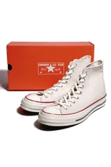 【日本未発売】 CONVERSE ALLSTAR CHUCK TAYLOR CT70 PARCHMENT HI CUT コンバース オールスター チャックテイラー パーチメント 162053C US6 24.5