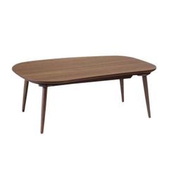 テーブル/こたつ 変形（そら豆型）105幅 モダンタイプ ラスモウォールナット105 国産品　未開封新品　元箱入り