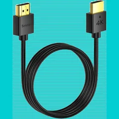【在庫処分】Senetem HDMI ケーブル 0.5m HDMI2.0規格 スリム 薄型 ハイスピード 18Gbps 4K@60Hz/HDR/ARC/3D/イーサネット対応 テレビPS5/4/3XboxNintendo SwitchApple TV