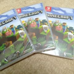 ゲームソフトゲーム機本体Minecraft Switch 3本　新品未開封